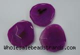 NGP1244 40*45mm - 50*55mm freeform agate gemstone pendants wholesale