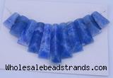 NGP125 Dyed blue lace agate gemstone pendants set jewelry wholesale