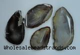 NGP1266 40*55mm - 60*80mm freeform agate gemstone pendants wholesale