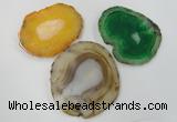 NGP1272 60*70mm - 80*90mm freeform agate gemstone pendants wholesale