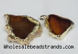 NGP1472 30*40mm - 40*50mm freeform agate gemstone pendants