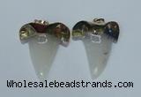 NGP1586 32*42mm - 35*45mm agate gemstone pendants