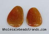 NGP1863 40*52mm - 40*58mm freeform agate gemstone pendants