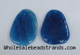 NGP1867 40*52mm - 40*58mm freeform agate gemstone pendants