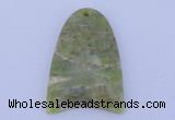 NGP202 30*42mm fashion peridot gemstone pendant jewelry wholesale