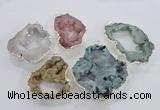 NGP2106 40*50mm - 55*65mm freeform druzy agate gemstone pendants