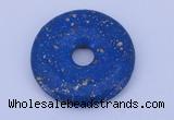 NGP217 5*30mm fashion dyed lapis lazuli gemstone donut pendant