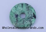 NGP219 5*30mm fashion african turquoise gemstone donut pendant