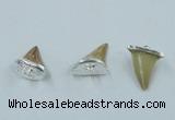 NGP2496 15*18mm - 18*20mm shark teeth pendants wholesale