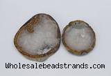 NGP2710 45*50mm - 55*75mm freeform druzy agate pendants