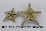 NGP2761 50*55mm - 75*85mm starfish pendants wholesale