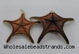 NGP2762 50*55mm - 75*85mm starfish pendants wholesale