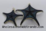 NGP2765 50*55mm - 75*85mm starfish pendants wholesale