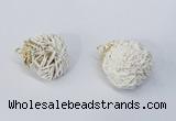 NGP2912 15*20mm - 25*30mm freeform desert rose pendants wholesale