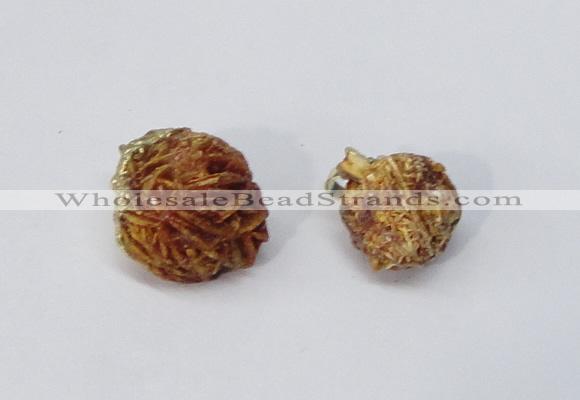 NGP2914 15*20mm - 25*30mm freeform desert rose pendants wholesale