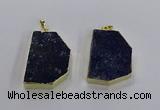 NGP3503 30*40mm - 30*45mm freeform lapis lazuli pendants