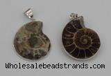 NGP4068 25*30mm – 30*35mm carved ammonite pendants wholesale