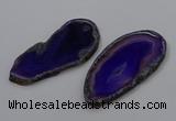 NGP4247 30*50mm - 45*75mm freefrom agate pendants wholesale