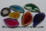 NGP4264 35*50mm - 45*80mm freefrom agate pendants wholesale