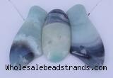 NGP43 Fashion amazonite gemstone pendants set jewelry wholesale