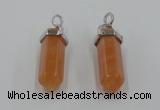 NGP5008 8*30mm sticks red aventurine pendants wholesale