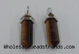 NGP5016 8*30mm sticks yellow tiger eye pendants wholesale