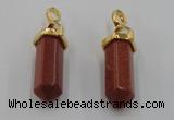 NGP5031 8*30mm sticks goldstone pendants wholesale