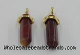 NGP5040 8*30mm sticks mookaite gemstone pendants wholesale