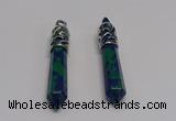 NGP5406 10*65mm sticks synthetic lapis lazuli pendants wholesale