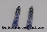 NGP5408 10*65mm sticks sodalite gemstone pendants wholesale