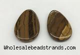 NGP5537 35*55mm flat teardrop iron tiger pendants wholesale