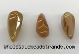 NGP5553 14*40mm - 23*58mm teardrop agate gemstone pendants