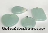 NGP5762 25*35mm - 30*40mm freefrom gemstone pendants wholesale