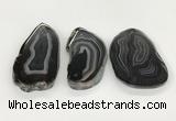 NGP5787 30*55mm - 45*65mm freeform agate slab pendants