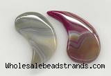 NGP5828 28*60mm wing agate gemstone pendants wholesale