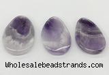 NGP5855 30*50mm - 40*60mm freeform dogtooth amethyst pendants