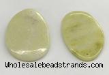 NGP5863 35*55mm - 38*58mm freeform lemon jade pendants wholesale