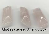 NGP5873 20*55mm - 22*60mm marquise rose quartz pendants