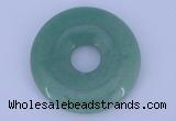 NGP608 5pcs 7*45mm green aventurine gemstone donut pendants wholesale