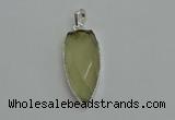 NGP6108 12*35mm - 15*40mm arrowhead lemon quartz pendants