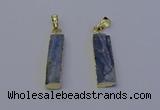 NGP7045 8*32mm - 10*30mm rectangle blue kyanite pendants