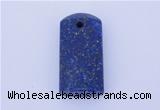 NGP724 14*29mm rectangle natural lapis lazuli gemstone pendant