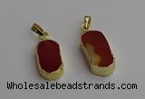 NGP7244 10*20mm - 10*22mm oval mookaite gemstone pendants