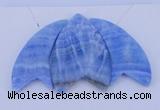 NGP73 Fashion blue lace agate gemstone pendants set jewelry wholesale