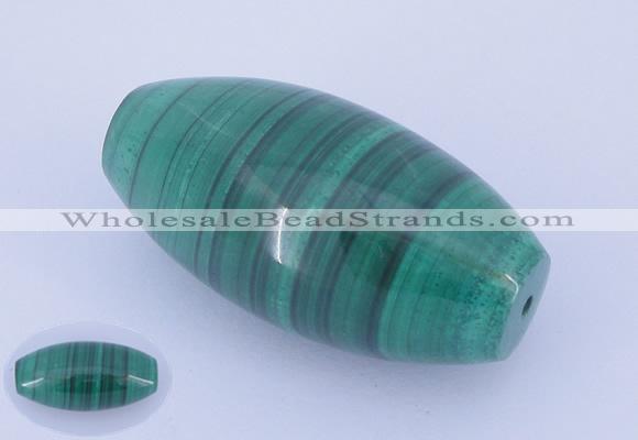 NGP735 18*36mm rice natural malachite gemstone pendant wholesale