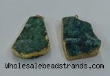 NGP8569 28*45mm - 35*50mm freeform druzy agate pendants wholesale