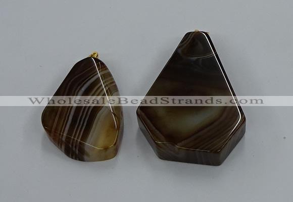 NGP8664 20*40mm - 40*50mm freeform agate pendants wholesale