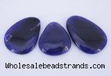 NGP879 5PCS 40-45mm*50-65mm freeform agate gemstone pendants