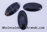 NGP884 5PCS 25*49mm oval agate gemstone pendants wholesale