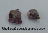 NGP8860 20*25mm - 30*40mm nuggets tourmaline pendants wholesale